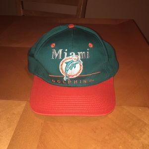Vtg Miami Dolphins Snapback Hat OSFA